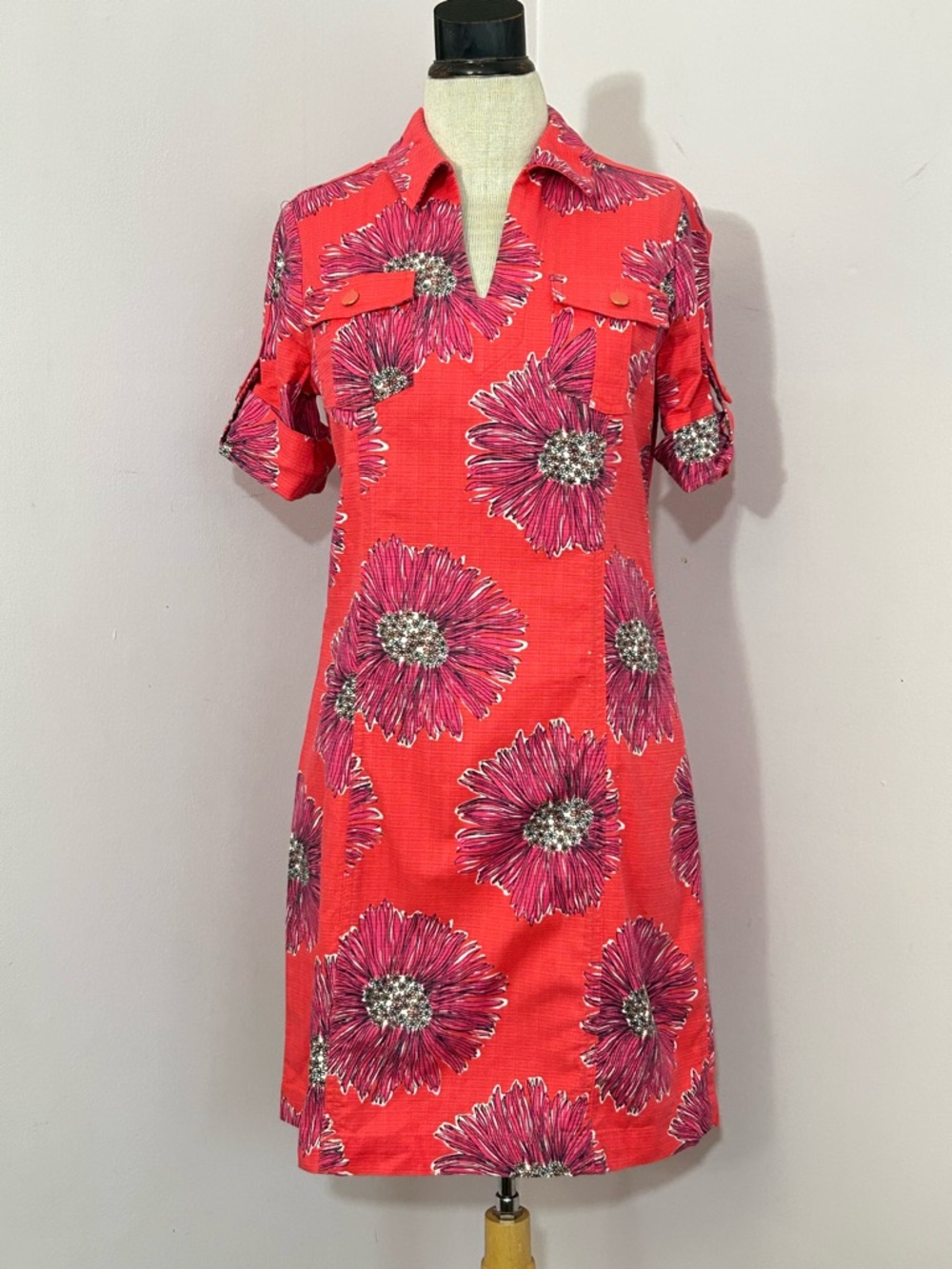 Lilly Pulitzer Pink Island Bloom Dress 0